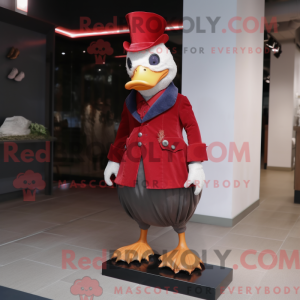 Red Muscovy Duck mascot...