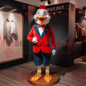 Red Muscovy Duck mascot...