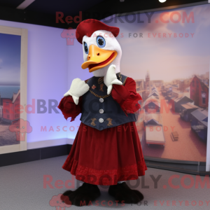 Red Muscovy Duck mascot...