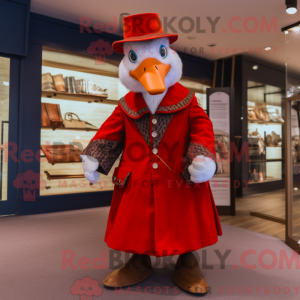 Red Muscovy Duck mascot...