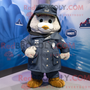 Navy Pho maskotdraktfigur...