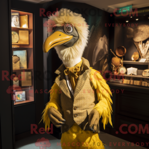 Gold Dodo Bird mascot...
