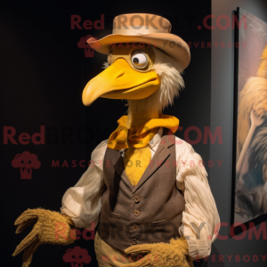 Guld Dodo Bird maskot...