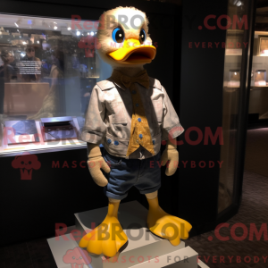 Costume mascotte de canard...