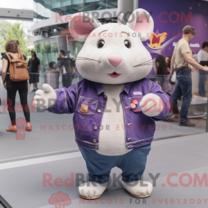 Lilla hamster maskot...