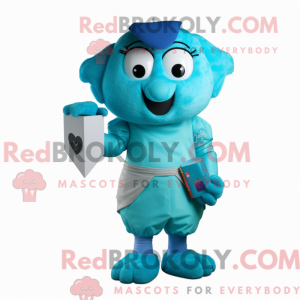 Personaggio mascotte Cyan...