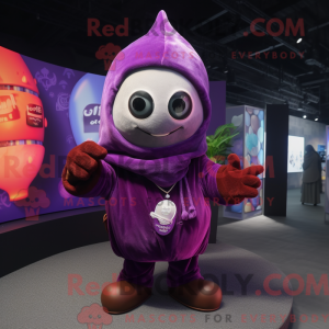 Postava maskota Purple...