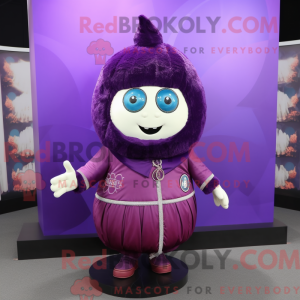 Purple Onion mascot costume...