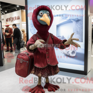 Maroon Tyrkiet maskot...
