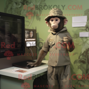 Olive Capuchin Monkey...
