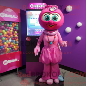 Magenta Gumball Machine...