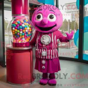 Magenta Gumball Machine...