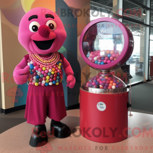 Magenta Gumball Machine...