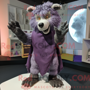 Lavender Werewolf mascot...