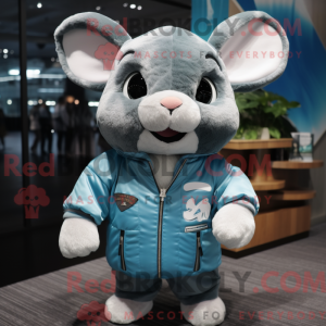 Cyan Chinchilla mascot...