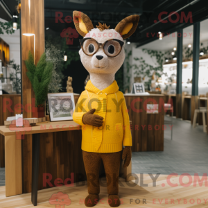 Goldenes Reh Maskottchen...