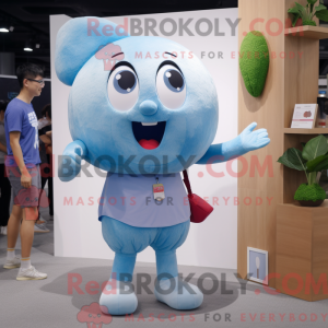 Sky Blue Plum mascot...