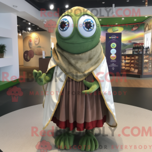 Olive Gyro mascot costume...