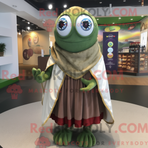 Olive Gyro Maskottchen...