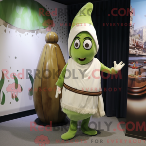 Oliven Gyro maskot kostume...