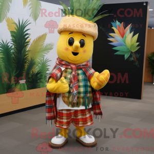 Pineapple mascot costume...