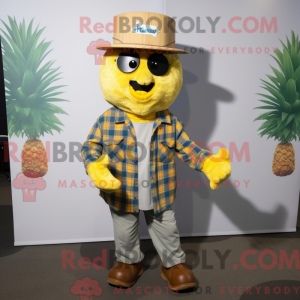 Pineapple mascot costume...