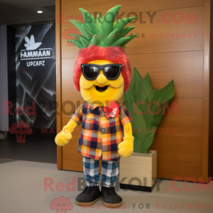 Pineapple mascot costume...