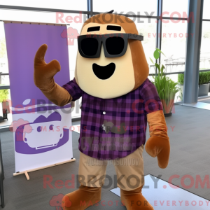 Brown Eggplant mascot...