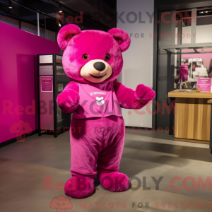 Disfraz de mascota Magenta...