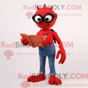 Red Spider-maskotdraktfigur...