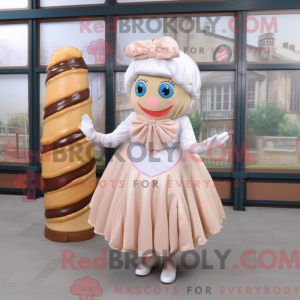 Cream Donut mascot costume...