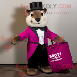 Magenta Marmot mascot...