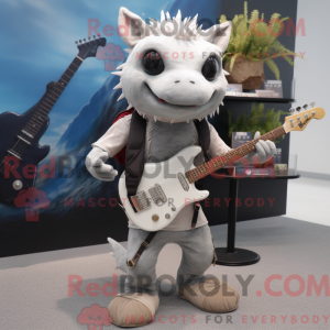 Sølv Axolotls maskot...