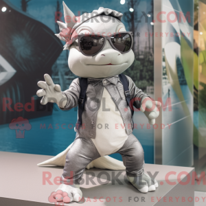Sølv Axolotls maskot...