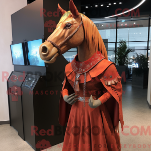 Postava maskota Rust Horse...
