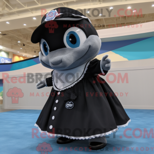 Black Dolphin mascot...