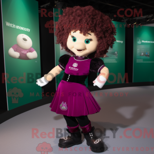 Magenta irsk dança máscara...