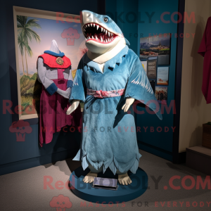 Megalodon maskot kostume...