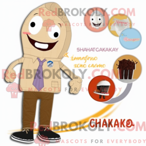 Beige Shakshuka mascot...