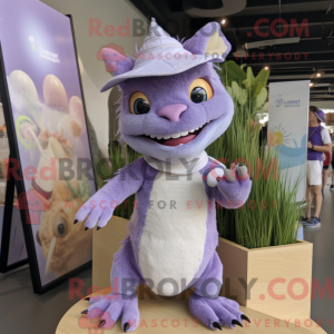 Lavendel Chupacabra maskot...