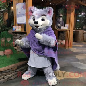 Lavender Wolf mascot...