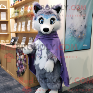 Lavender Wolf mascot...
