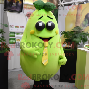 Lime Green Mango mascot...