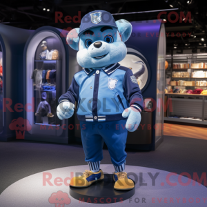 Blue Chief-maskotdraktfigur...