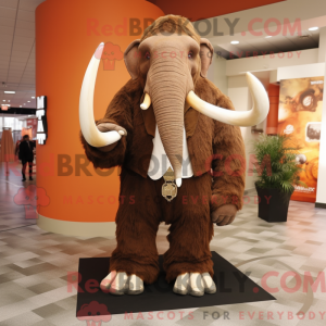 Rust Mammoth maskot kostume...