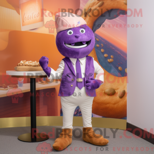 Purple Croissant mascot...