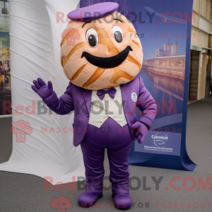 Purple Croissant mascot...