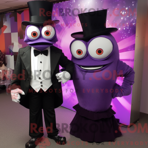 Purple Cyclops mascot...