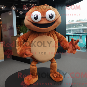 Brown Crab Cakes mascot...