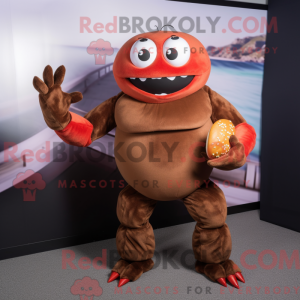Brown Crab Cakes mascot...